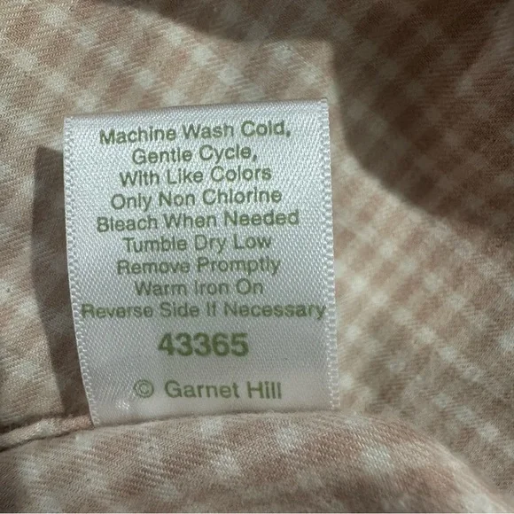 Garnet Hill Plaid Shacket, Size 8 - Picture 7 of 7